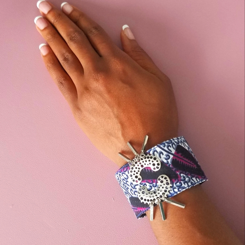 Unique handmade cuff bracelet- M